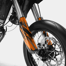 ZÉPHYR - Kit deco DERBI 50cc - Orange — vue 4