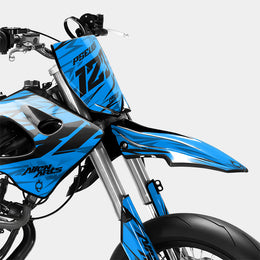 0RBIS - Kit deco DERBI 50cc - Bleu — vue 2