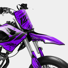0RBIS - Kit deco DERBI 50cc - Violet — vue 2