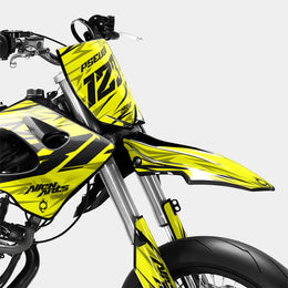 0RBIS - Kit deco DERBI 50cc - Jaune — vue 2