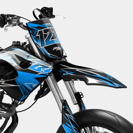 BRUME - Kit deco DERBI 50cc - Bleu — vue 2