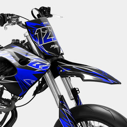 BRUME - Kit deco DERBI 50cc - Bleu Foncé — vue 2