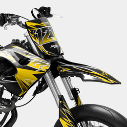 BRUME - Kit deco DERBI 50cc - Jaune Foncé — vue 2