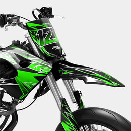 BRUME - Kit deco DERBI 50cc - Vert — vue 2