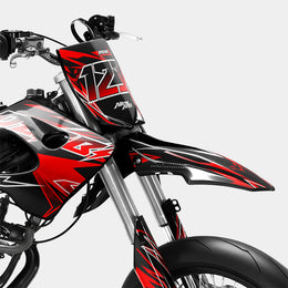BRUME - Kit deco DERBI 50cc - Rouge — vue 2