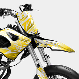 CALYPSO - Kit deco DERBI 50cc - Jaune Foncé — vue 2