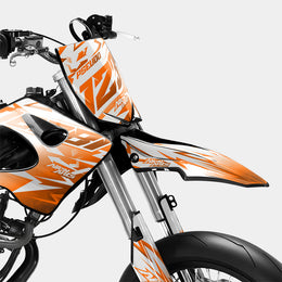 CALYPSO - Kit deco DERBI 50cc - Orange — vue 2