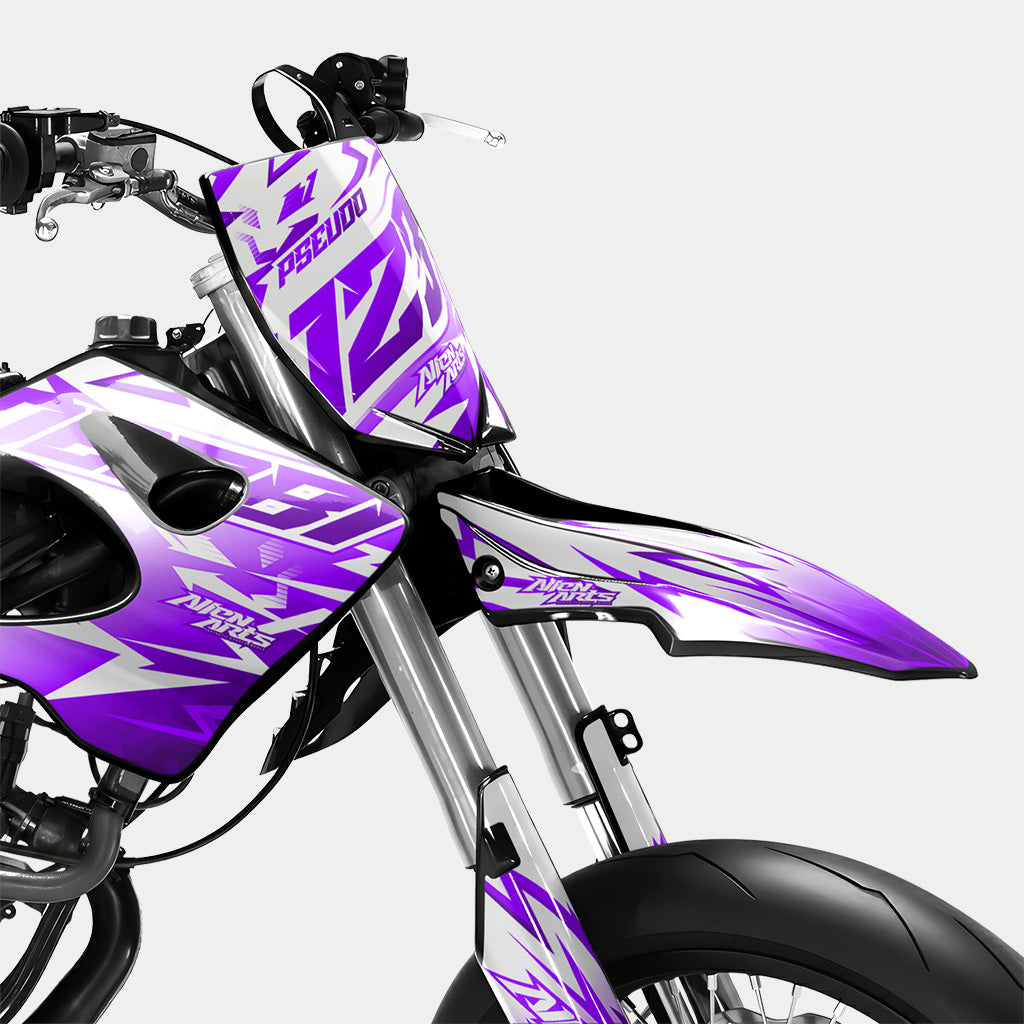 CALYPSO - Dekorationsset DERBI 50cc - Violett