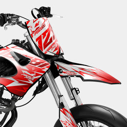 CALYPSO - Kit deco DERBI 50cc - Rouge — vue 2