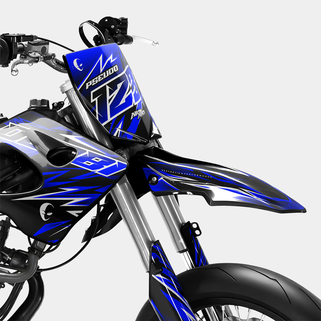 CIEL - Kit deco DERBI 50cc - Bleu Foncé