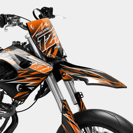 CIEL - Kit deco DERBI 50cc - Orange — vue 2