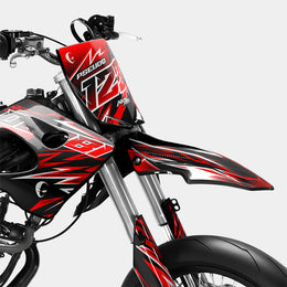 CIEL - Kit deco DERBI 50cc - Rouge — vue 2