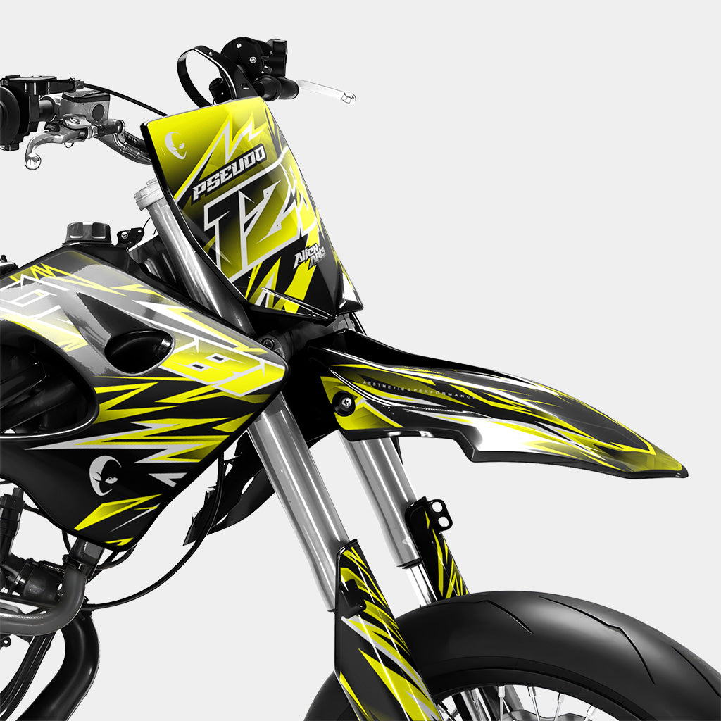 CIEL - Kit decorativo DERBI 50cc - Amarillo