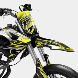 CIEL - Kit deco DERBI 50cc - Jaune — vue 2
