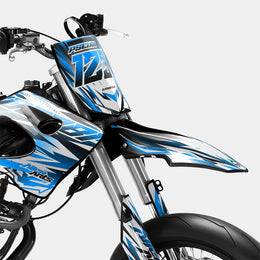 FIKA - Kit deco DERBI 50cc - Bleu — vue 2