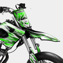 FIKA - Kit deco DERBI 50cc - Vert — vue 2