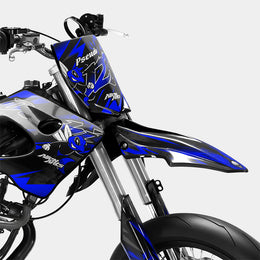 LISSE - Kit deco DERBI 50cc - Bleu Foncé — vue 2