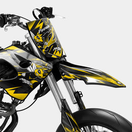 LISSE - Kit deco DERBI 50cc - Jaune Foncé — vue 2