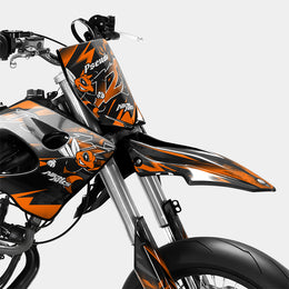 LISSE - Kit deco DERBI 50cc - Orange — vue 2