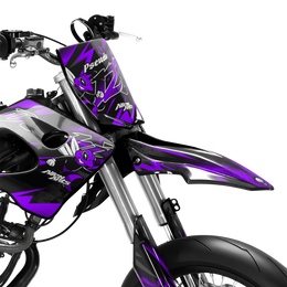 LISSE - Kit deco DERBI 50cc - Violet — vue 2