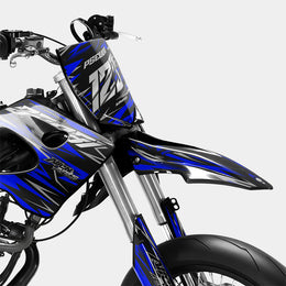 LUEUR - Kit deco DERBI 50cc - Bleu Foncé — vue 2