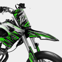LUEUR - Kit deco DERBI 50cc - Vert — vue 2