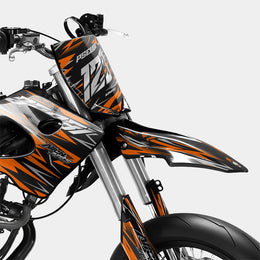 LUEUR - Kit deco DERBI 50cc - Orange — vue 2