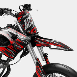 LUEUR - Kit deco DERBI 50cc - Rouge — vue 2