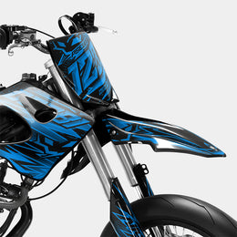 MIROIR - Kit deco DERBI 50cc - Bleu — vue 2