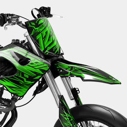 MIROIR - Kit deco DERBI 50cc - Vert — vue 2
