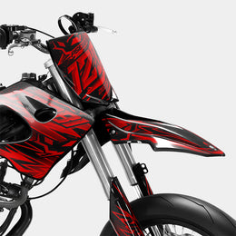 MIROIR - Kit deco DERBI 50cc - Rouge — vue 2