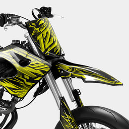 MIROIR - Kit deco DERBI 50cc - Jaune — vue 2