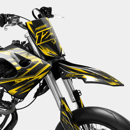 MISTRAL - Kit deco DERBI 50cc - Jaune Foncé — vue 2