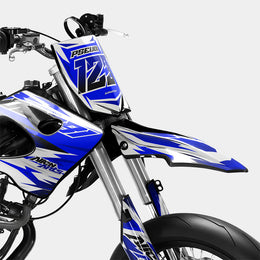 ONYX - Kit deco DERBI 50cc - Bleu Foncé — vue 2