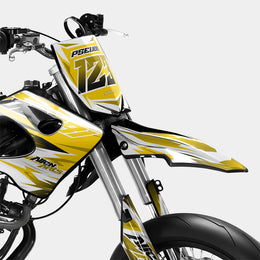 ONYX - Kit deco DERBI 50cc - Jaune Foncé — vue 2