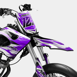 ONYX - Kit deco DERBI 50cc - Violet — vue 2