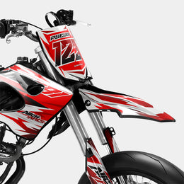 ONYX - Kit deco DERBI 50cc - Rouge — vue 2
