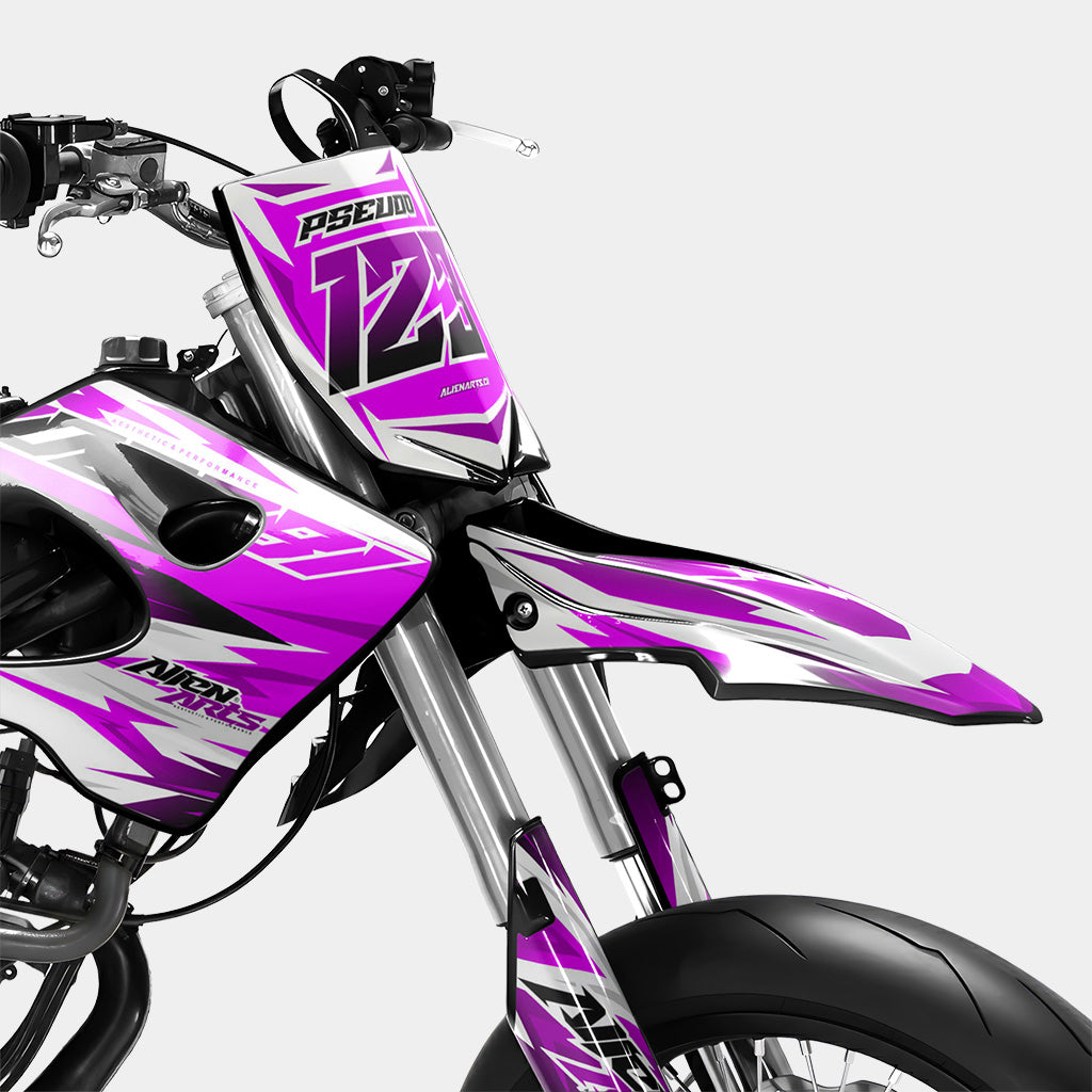 ONYX - Dekorationsset DERBI 50cc - Rosa