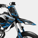 PIQUE - Kit deco DERBI 50cc -  Bleu