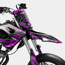 PIQUE - Kit deco DERBI 50cc - Rose — vue 2