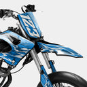 PLUME - Kit deco DERBI 50cc - Bleu
