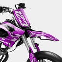 PLUME - Kit deco DERBI 50cc - Rose