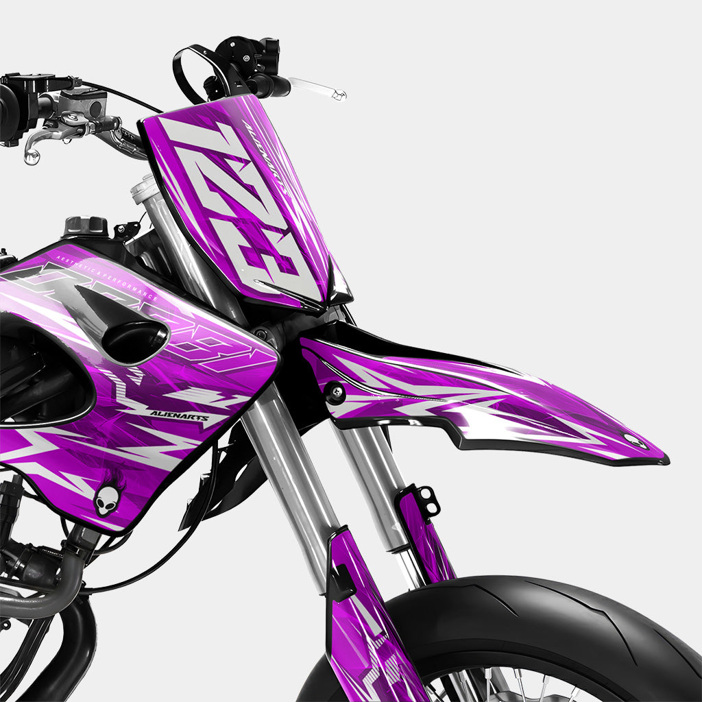 PLUME - Kit decorativo DERBI 50cc - Rosa