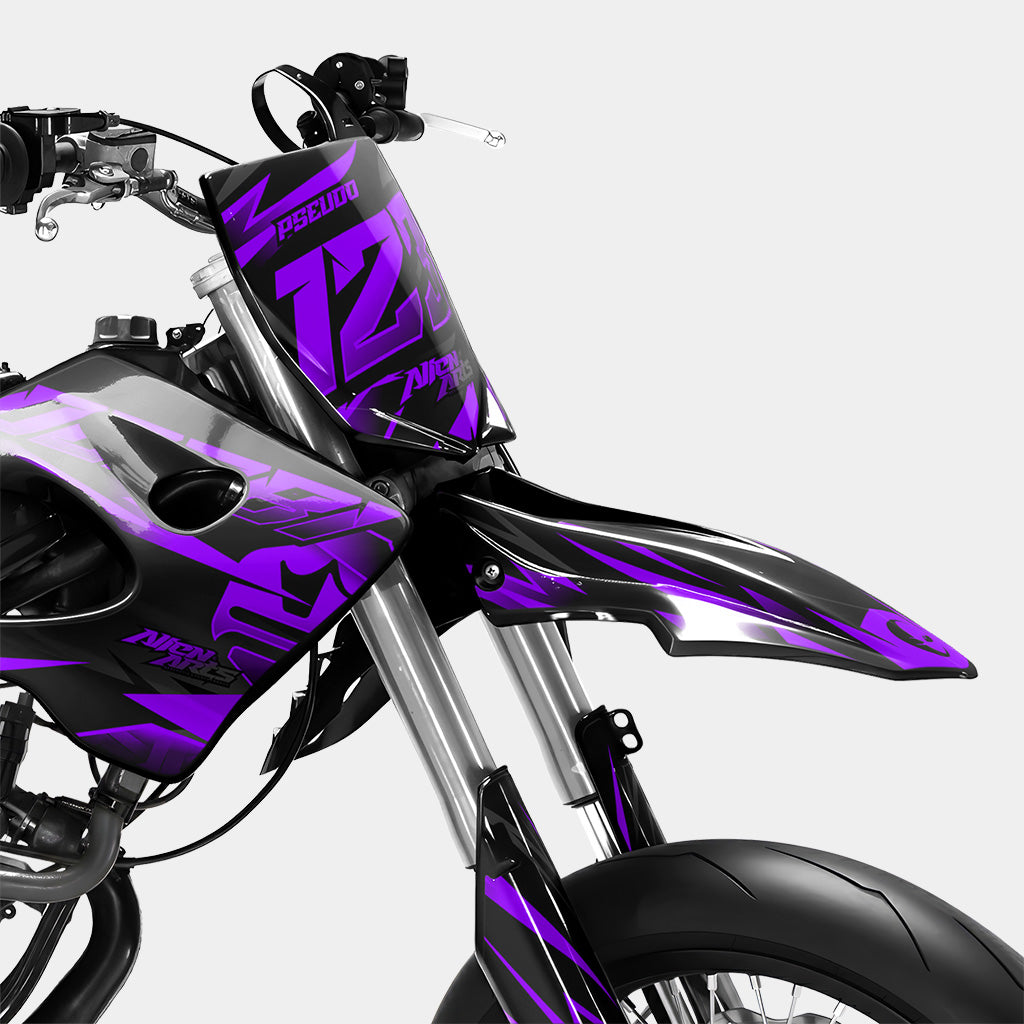 SABLE - Kit deco DERBI 50cc - Violet