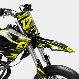 SABLE - Kit deco DERBI 50cc - Jaune — vue 2