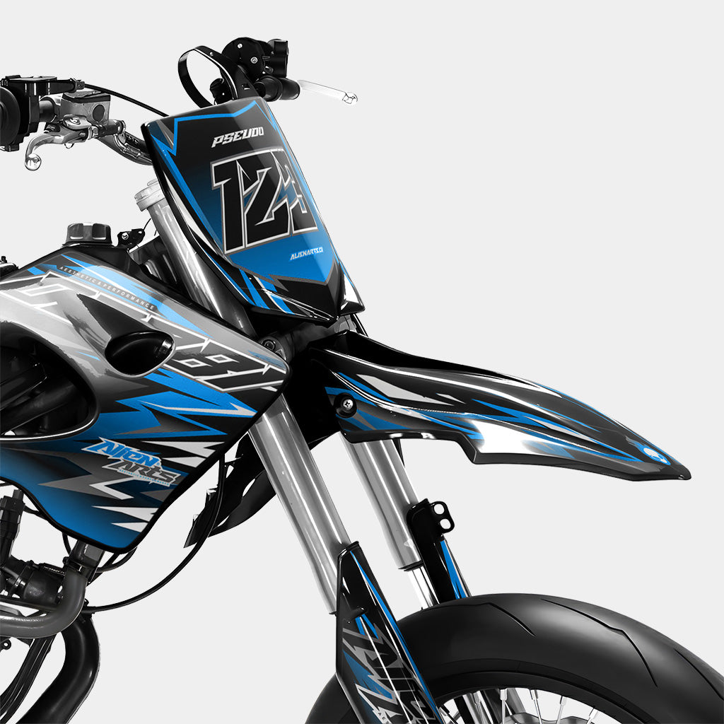 SENSO - Dekorationsset DERBI 50cc - Blau
