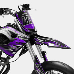 SENSO - Kit deco DERBI 50cc - Violet — vue 2