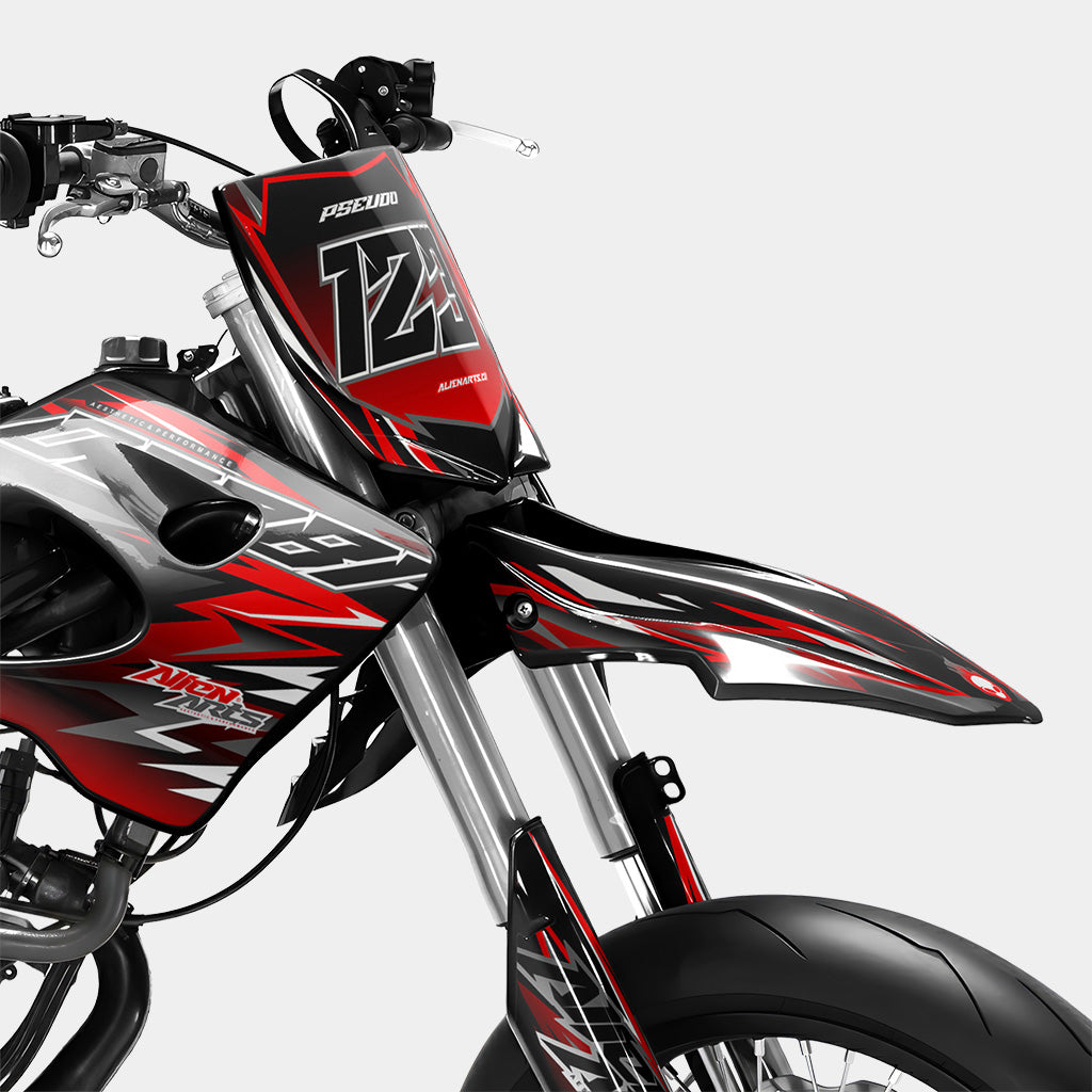 SENSO - Kit deco DERBI 50cc - Rouge