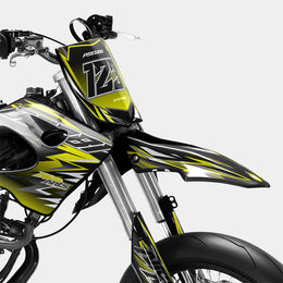 SENSO - Kit deco DERBI 50cc - Jaune — vue 2
