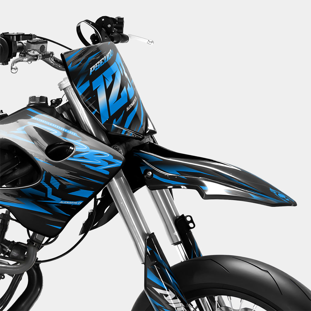 VAGUE - Kit decorativo DERBI 50cc - Azul